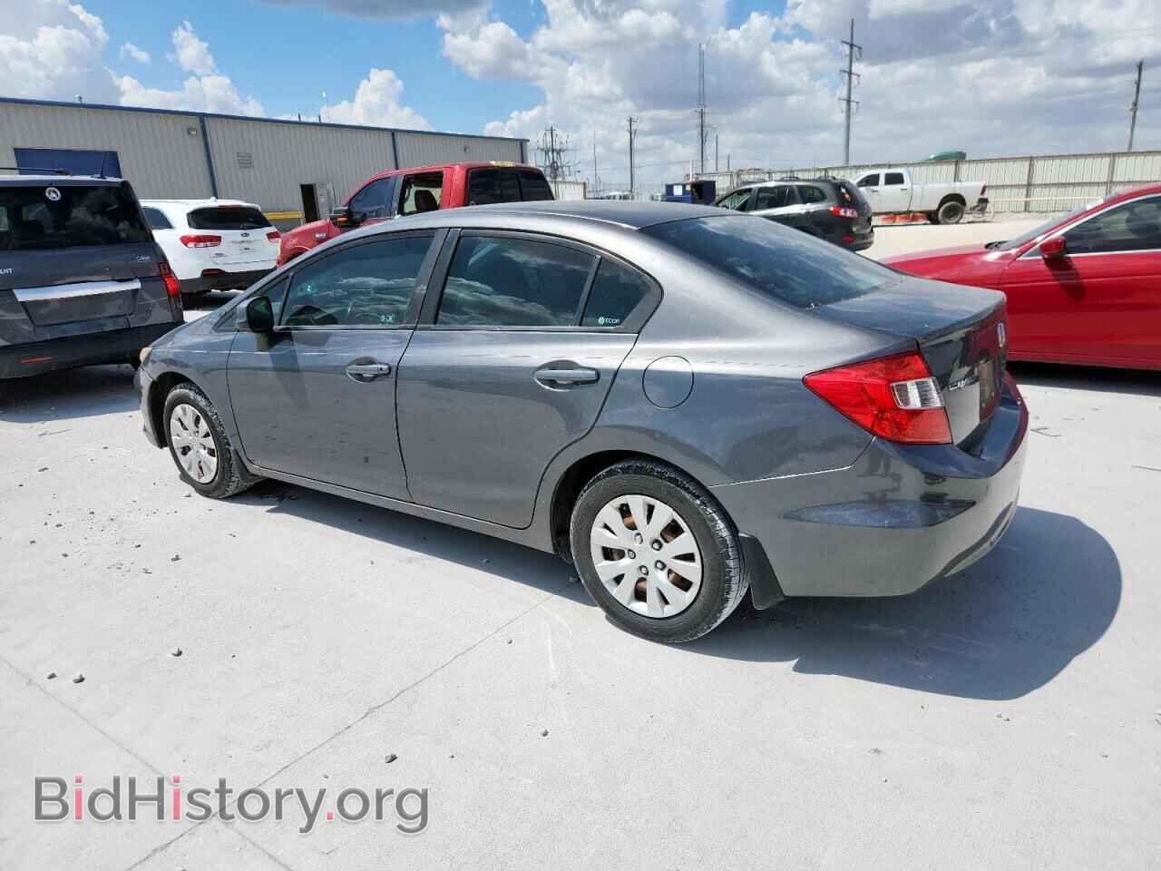 2012 HONDA CIVIC - VIN: 2HGFB2F54CH603862 - Фото 2
