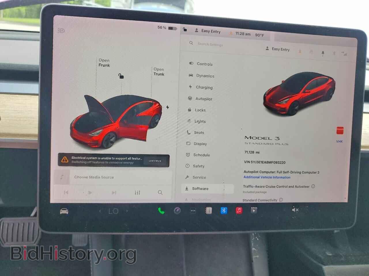 2021 TESLA MODEL 3 - VIN: 5YJ3E1EA8MF093220 - Фото 9