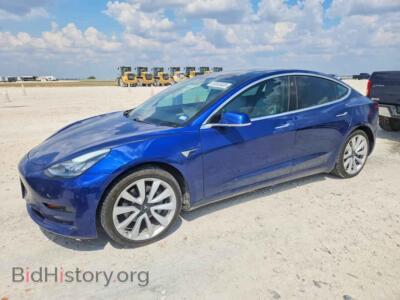 2020 Tesla MODEL 3, синий — VIN 5YJ3E1EA7LF599233, Copart