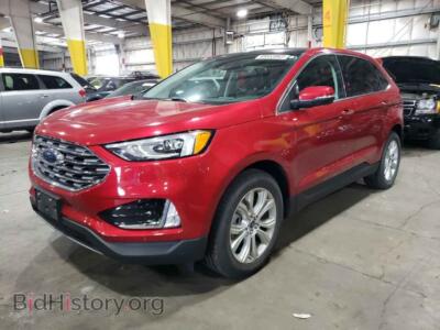 2022 Ford EDGE Edge Titan, red — VIN 2FMPK4K91NBA42352, Copart