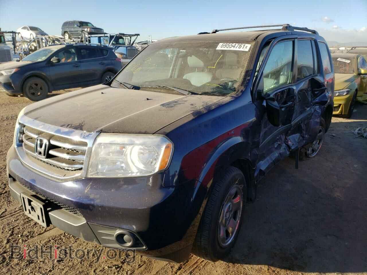 2013 HONDA PILOT - VIN: 5FNYF4H24DB006700 - Фото 2