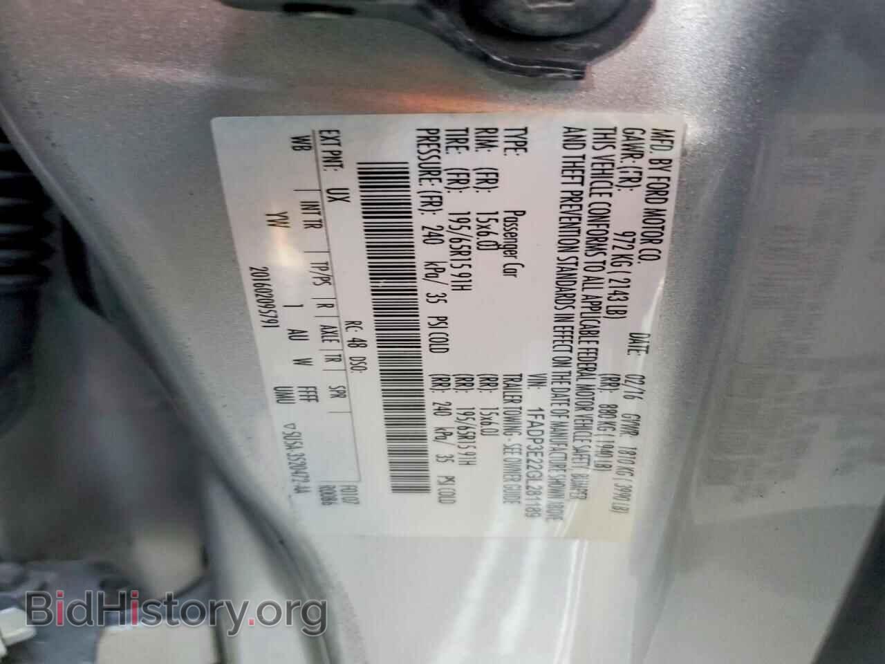 2016 FORD FOCUS - VIN: 1FADP3E22GL281189 - Фото 12