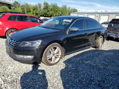2012 Volkswagen PASSAT SE, black — VIN 1VWBM7A30CC067678, Copart