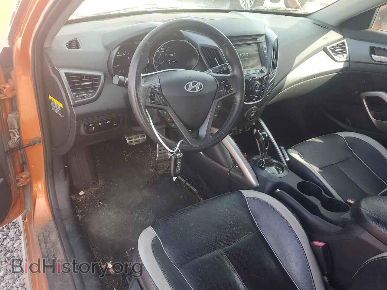 2013 HYUNDAI VELOSTER - VIN: KMHTC6AE2DU111158 - Фото 8