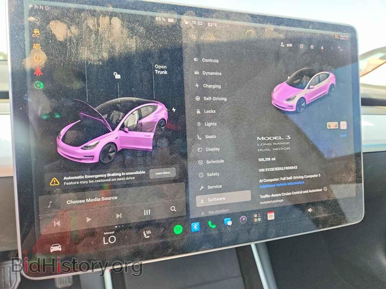 2020 TESLA MODEL 3 - VIN: 5YJ3E1EBXLF806643 - Photo 9