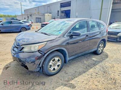 2014 Honda CRV LX, коричневый — VIN 2HKRM4H37EH663738, Copart