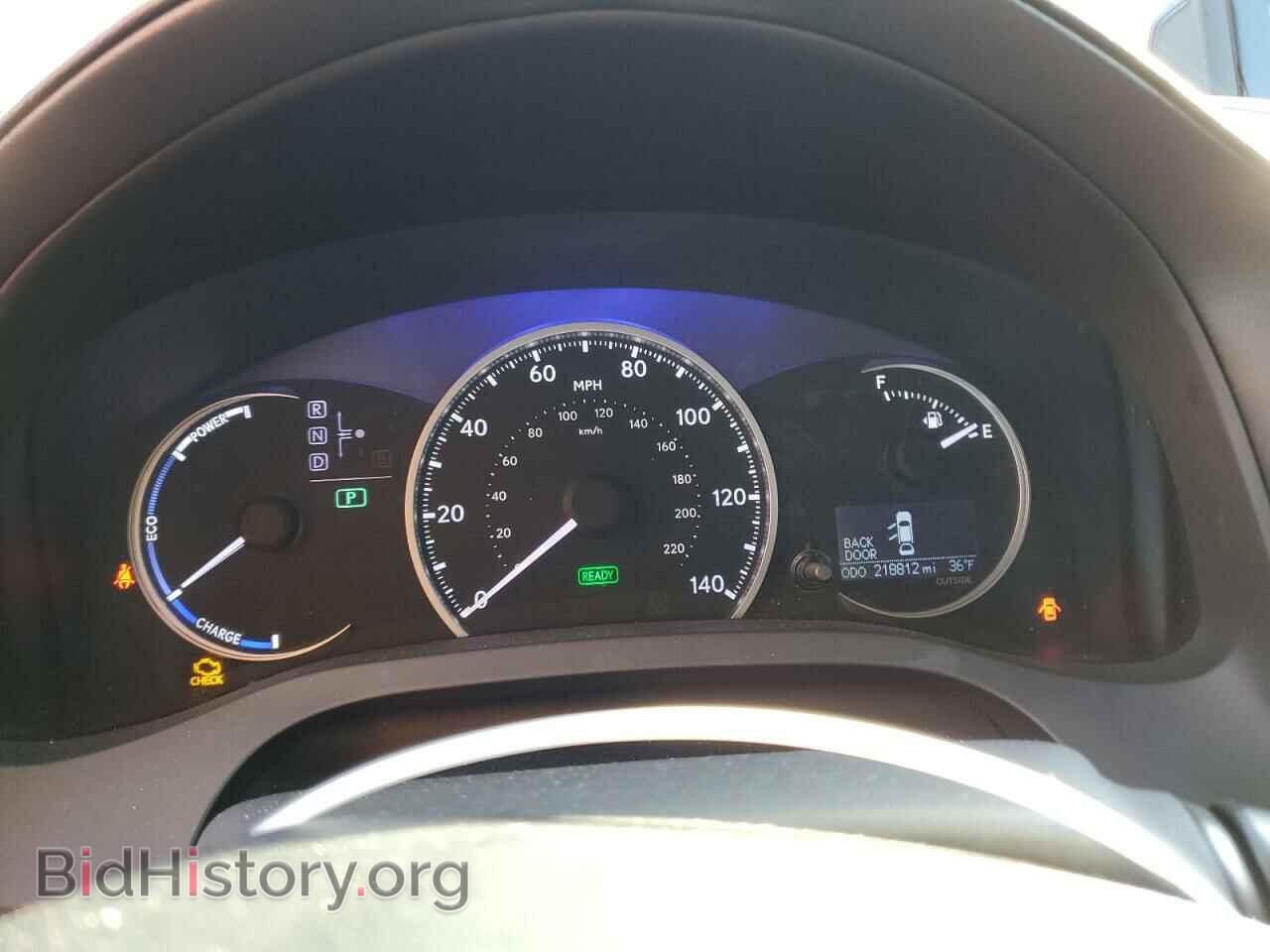 2012 LEXUS CT 200 - VIN: JTHKD5BH8C2087618 - Фото 9