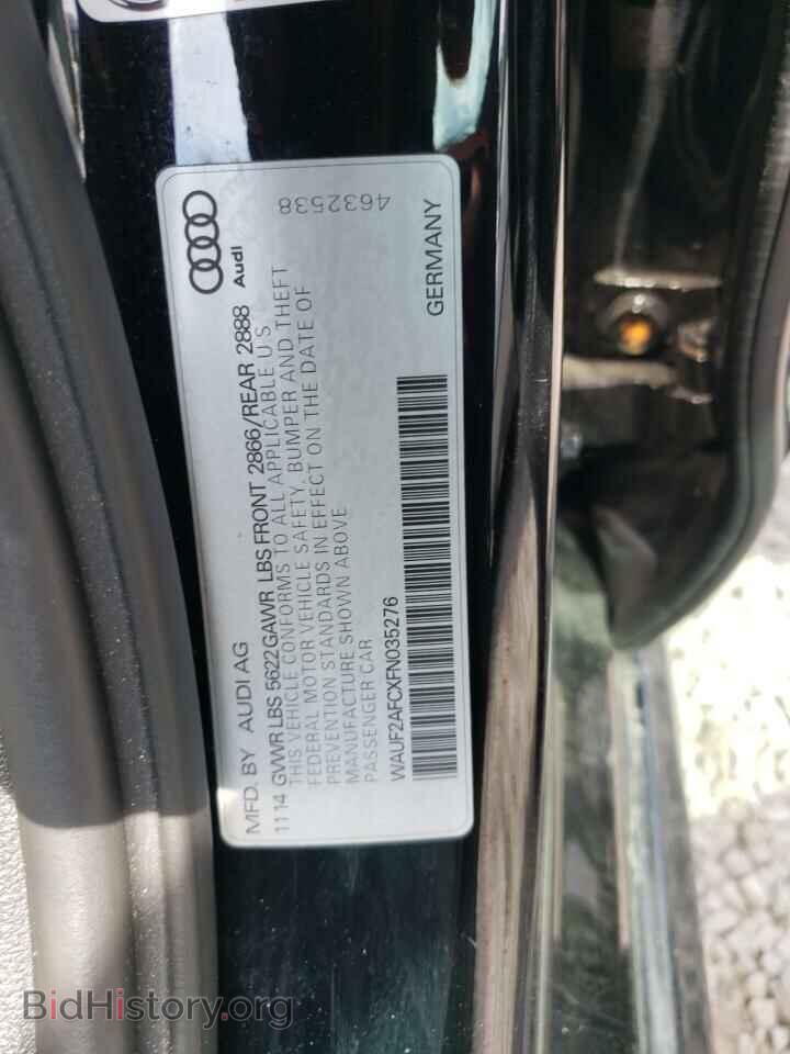 2015 AUDI S6/RS6 - VIN: WAUF2AFCXFN035276 - Photo 12