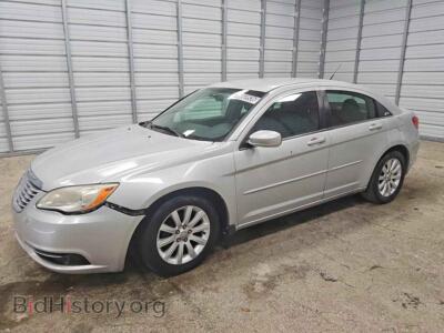 2012 Chrysler 200 Touring, silver — VIN 1C3CCBBBXCN149073, Copart