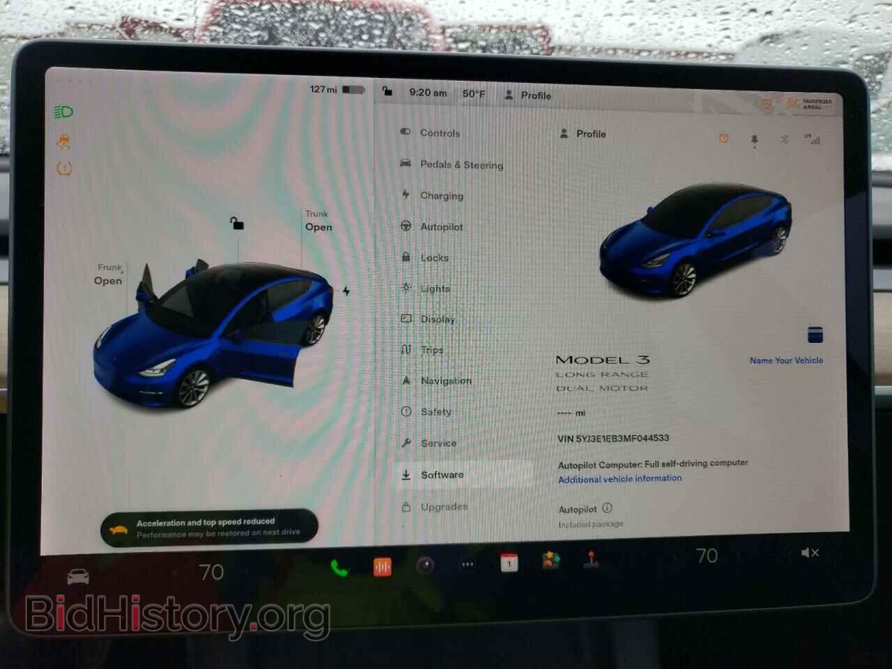 2021 TESLA MODEL 3 - VIN: 5YJ3E1EB3MF044533 - Photo 9