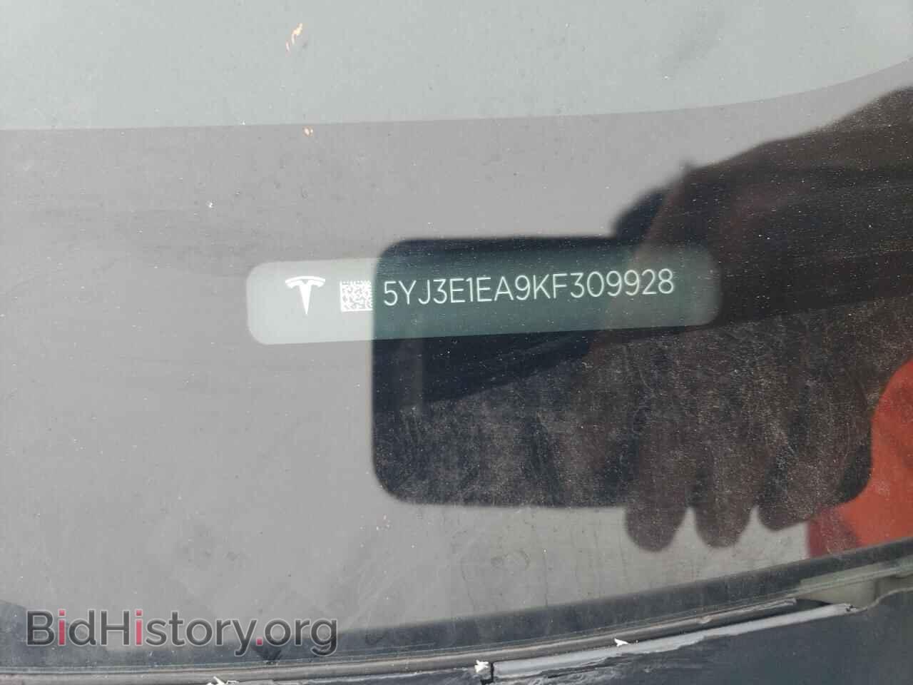 2019 TESLA MODEL 3 - VIN: 5YJ3E1EA9KF309928 - Фото 12