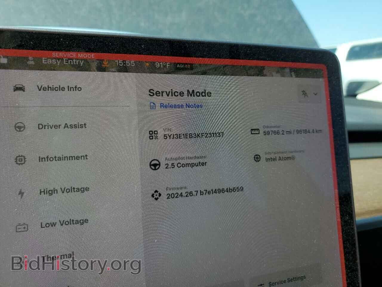 2019 TESLA MODEL 3 - VIN: 5YJ3E1EB3KF231137 - Фото 9