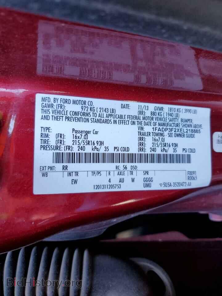 2014 FORD FOCUS - VIN: 1FADP3F2XEL218885 - Фото 12