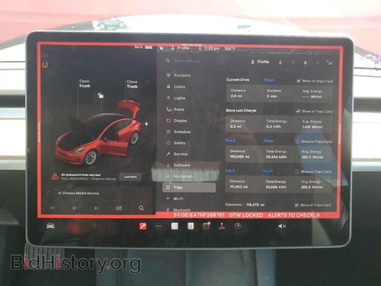 2022 TESLA MODEL 3 - VIN: 5YJ3E1EA7NF288761 - Фото 9