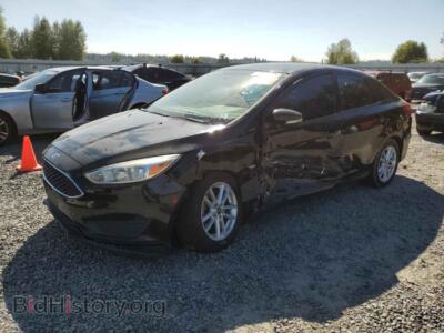 2017 Ford FOCUS SE, black — VIN 1FADP3FE7HL219992, Copart