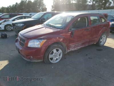 2007 Dodge CALIBER Caliber SX, красный — VIN 1B3HB48B27D252055, Copart