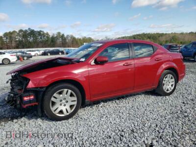 2012 Dodge AVENGER Avenger SX, red — VIN 1C3CDZCB2CN112426, Copart