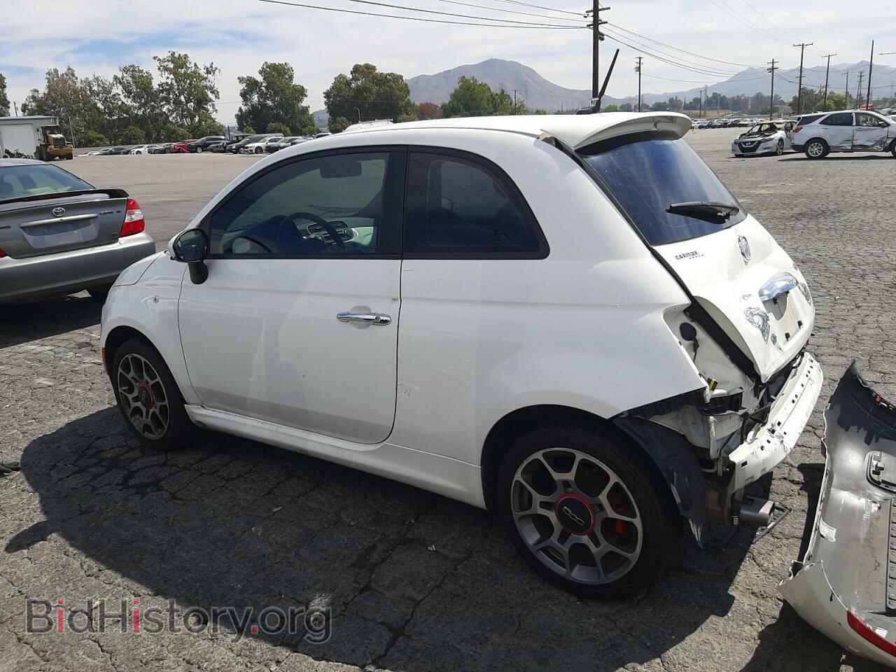 2012 FIAT 500 - VIN: 3C3CFFBR9CT309357 - Фото 2
