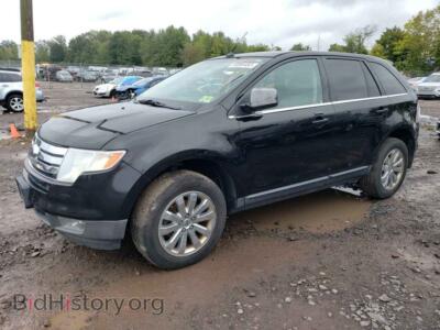 2008 Ford EDGE Edge Limit, черный — VIN 2FMDK49C98BB49836, Copart
