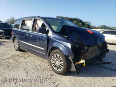 2013 Chrysler MINIVAN Town & COU, blue — VIN 2C4RC1CG5DR708107, Copart