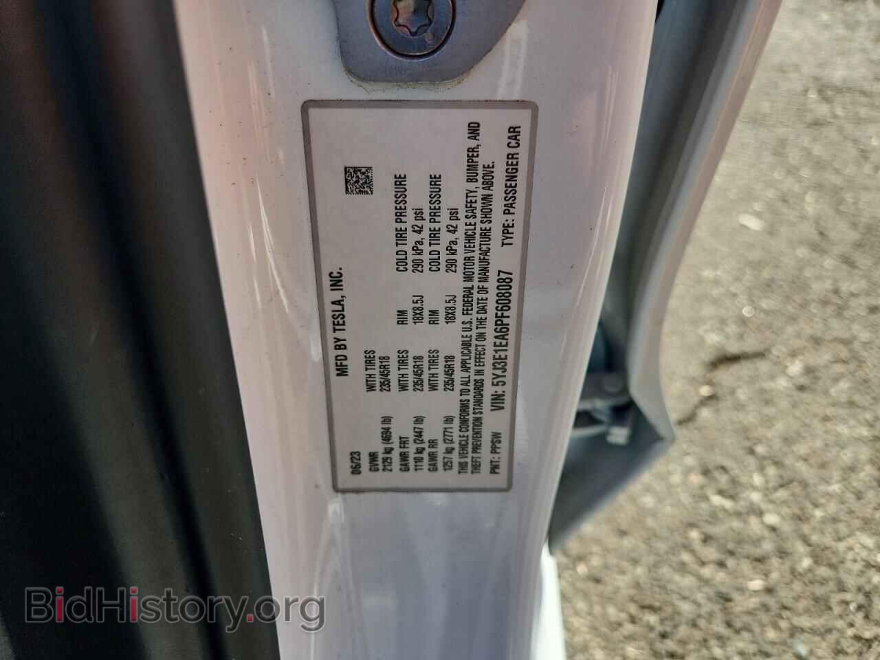 2023 TESLA MODEL 3 - VIN: 5YJ3E1EA6PF608087 - Photo 13