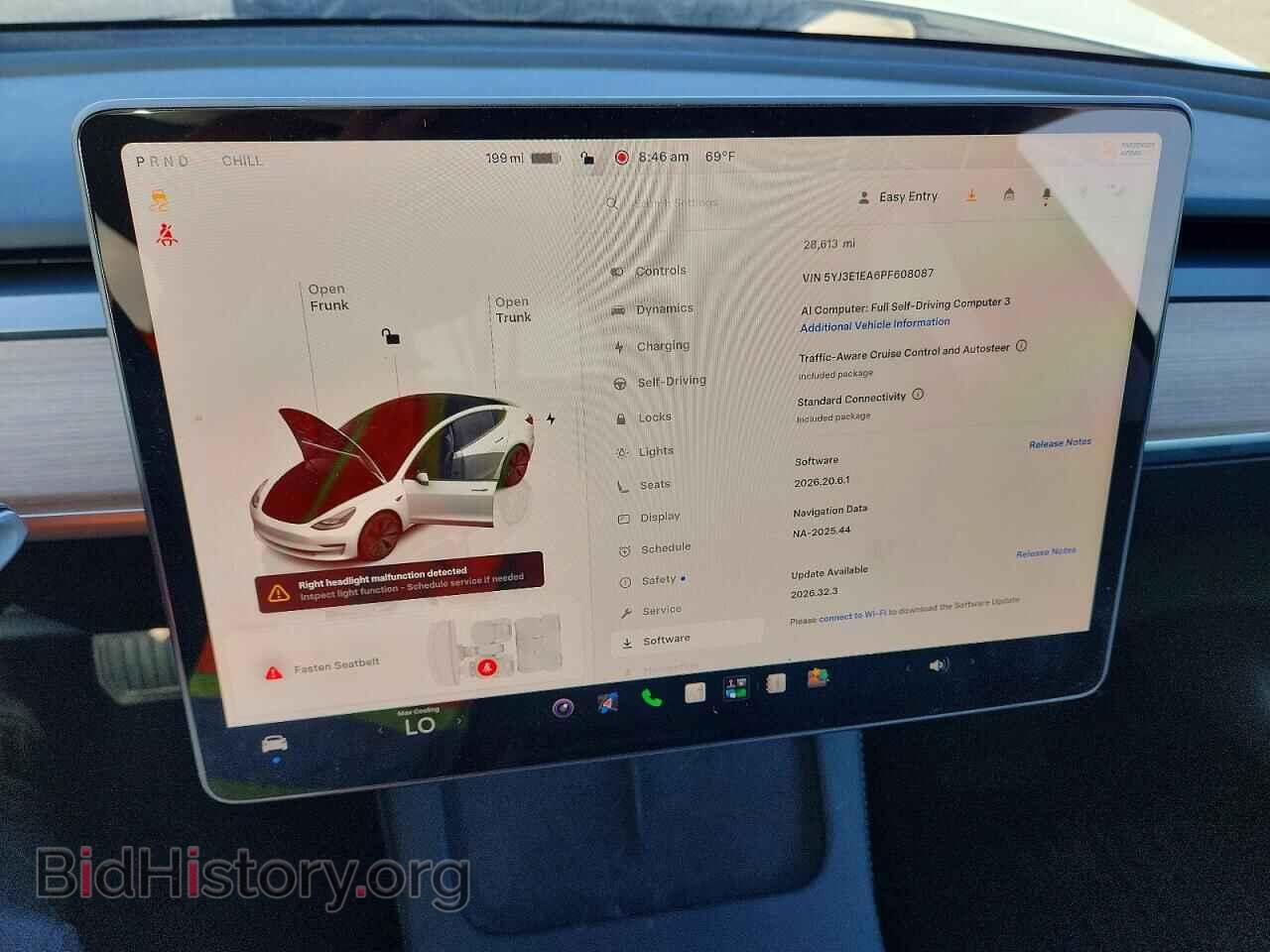 2023 TESLA MODEL 3 - VIN: 5YJ3E1EA6PF608087 - Photo 9