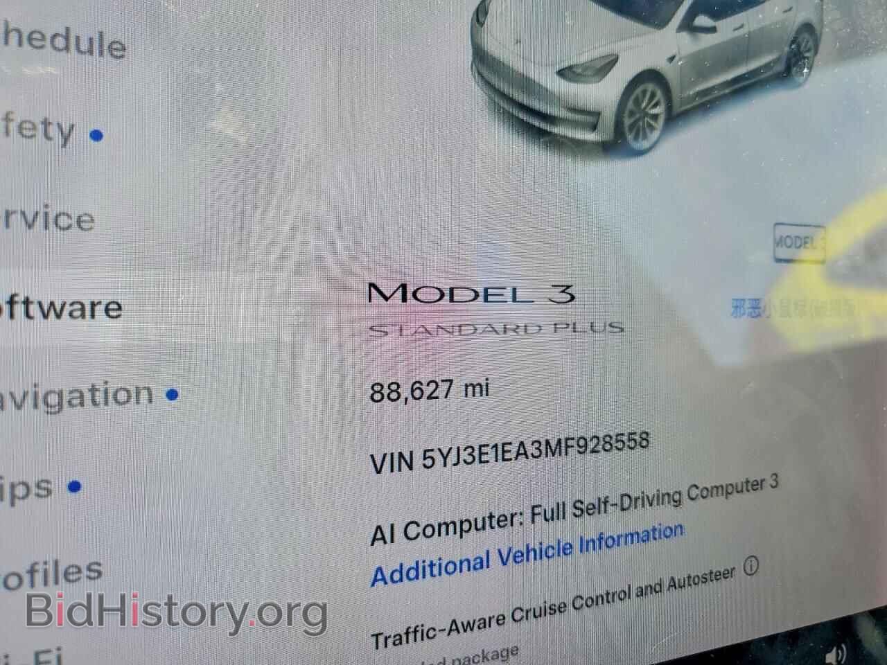2021 TESLA MODEL 3 - VIN: 5YJ3E1EA3MF928558 - Photo 9
