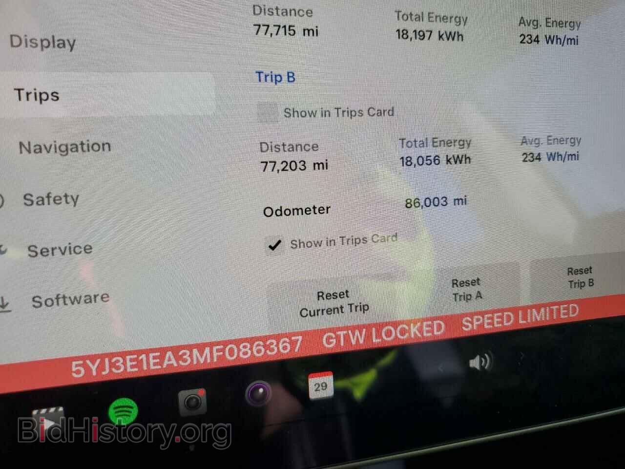 2021 TESLA MODEL 3 - VIN: 5YJ3E1EA3MF086367 - Фото 9