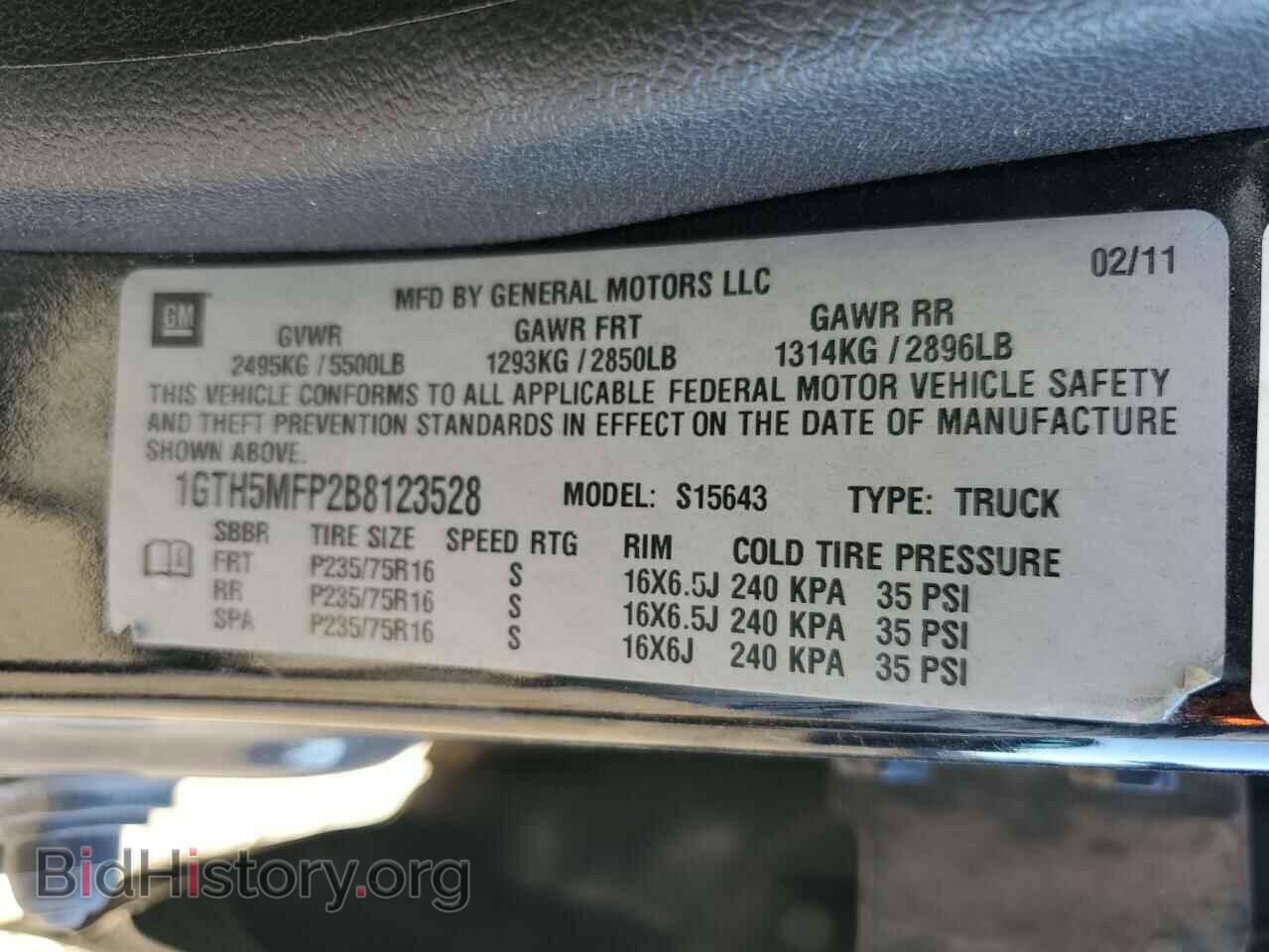 2011 GMC CANYON - VIN: 1GTH5MFP2B8123528 - Фото 12