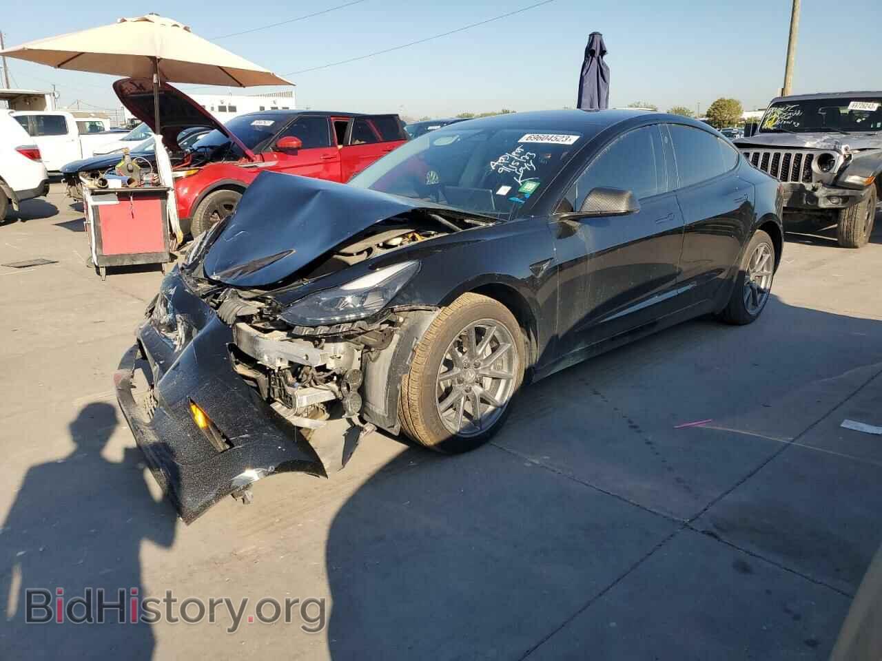 Photo 5YJ3E1EB6NF251385 - TESLA MODEL 3 2022