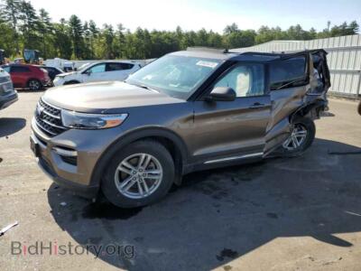 2021 Ford EXPLORER Explorer X, светло-коричневый — VIN 1FMSK8DH6MGB48471, Copart