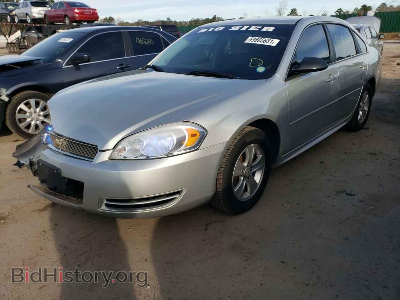 2012 CHEVROLET IMPALA - VIN: 2G1WF5E37C1277755 - Фото 2