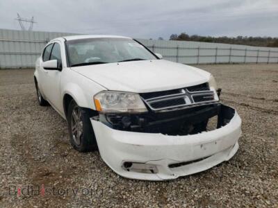 2012 Dodge AVENGER Avenger SX, white — VIN 1C3CDZCBXCN196608, Copart