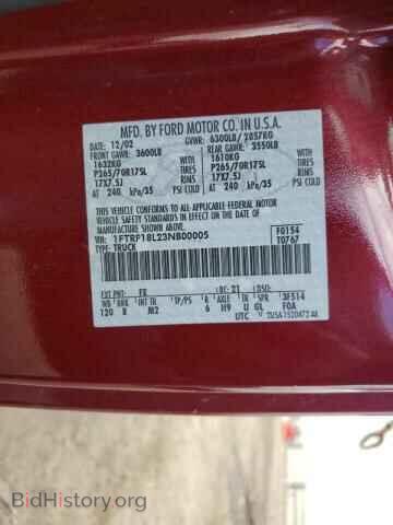 2003 FORD All Models - VIN: 1FTRF18L23NB00005 - Фото 10