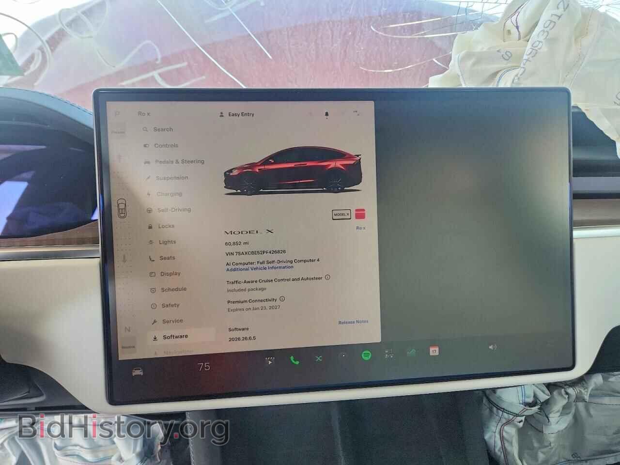 2023 TESLA MODEL X - VIN: 7SAXCBE52PF426826 - Photo 9