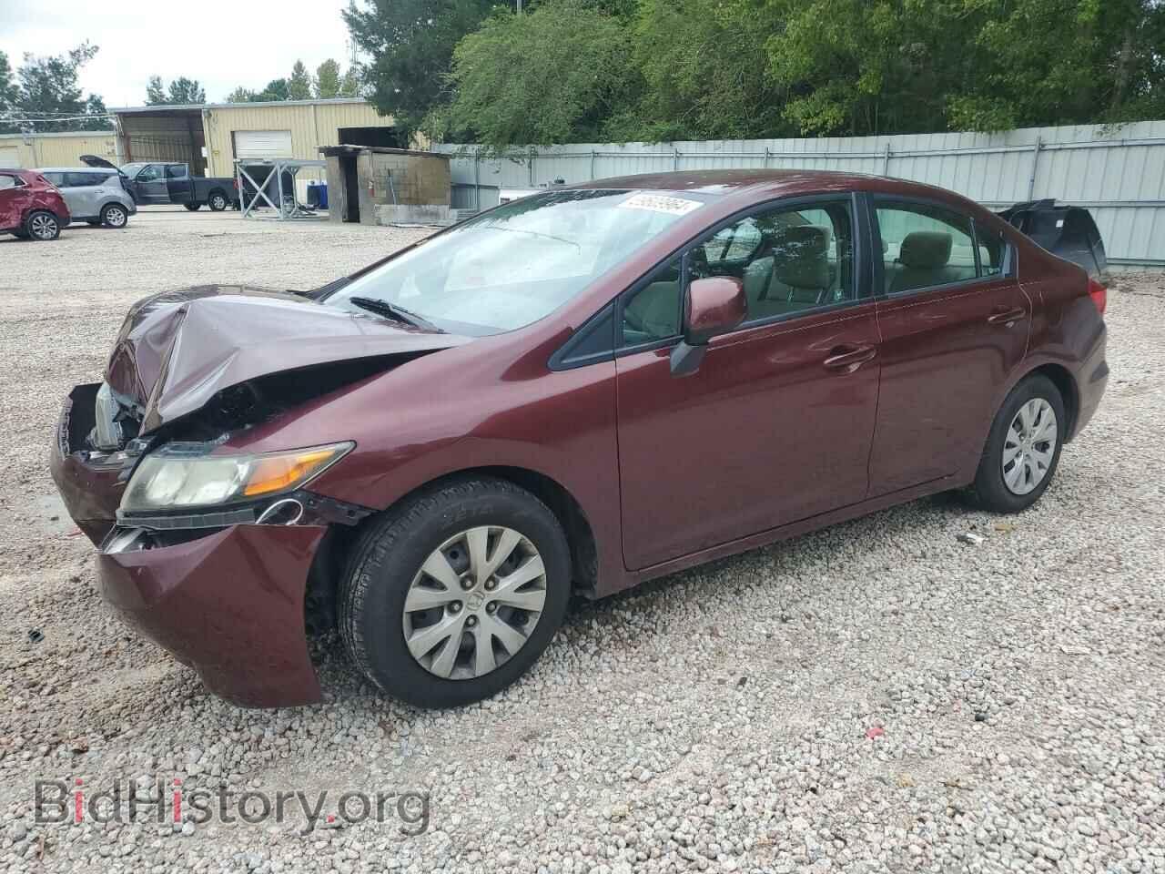 Фотография 2HGFB2F55CH572704 - HONDA CIVIC 2012