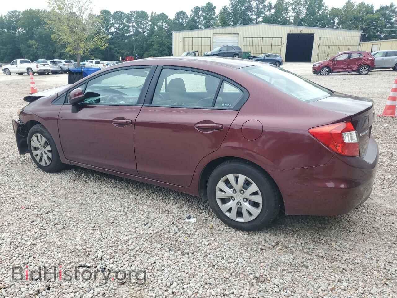2012 HONDA CIVIC - VIN: 2HGFB2F55CH572704 - Фото 2