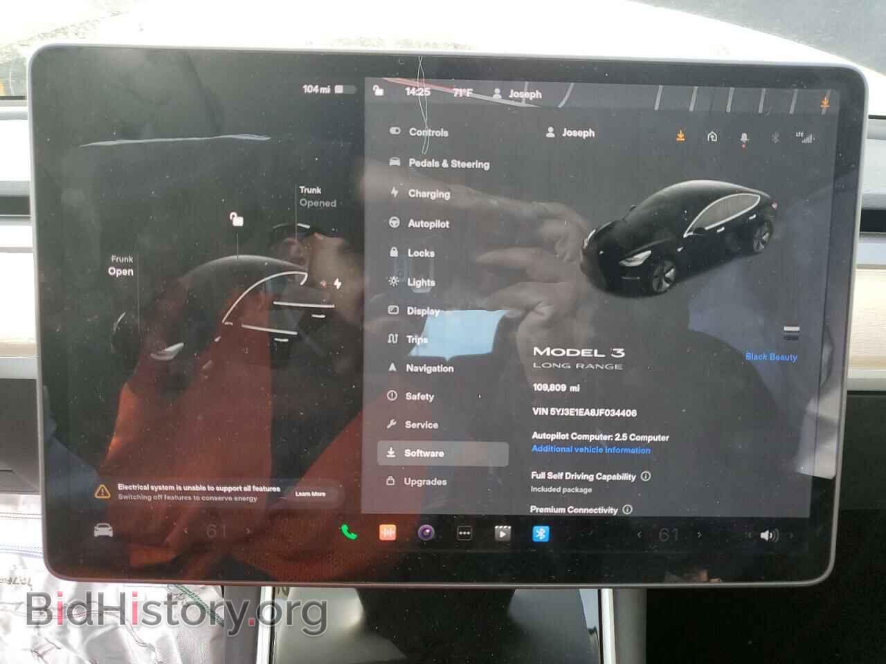 2018 TESLA MODEL 3 - VIN: 5YJ3E1EA8JF034406 - Фото 9