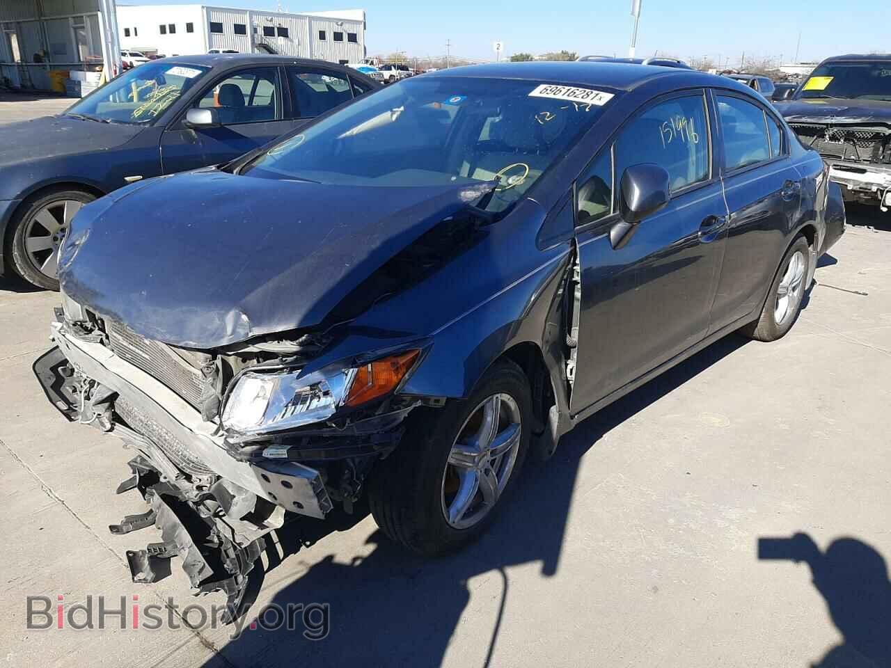2012 HONDA CIVIC - VIN: 2HGFB2F52CH333515 - Фото 2