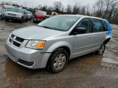 2010 Dodge CARAVAN GRAND CARA, серебристый — VIN 2D4RN4DE2AR490019, Copart