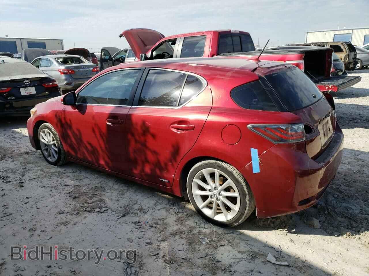 2012 LEXUS CT 200 - VIN: JTHKD5BHXC2100384 - Фото 2