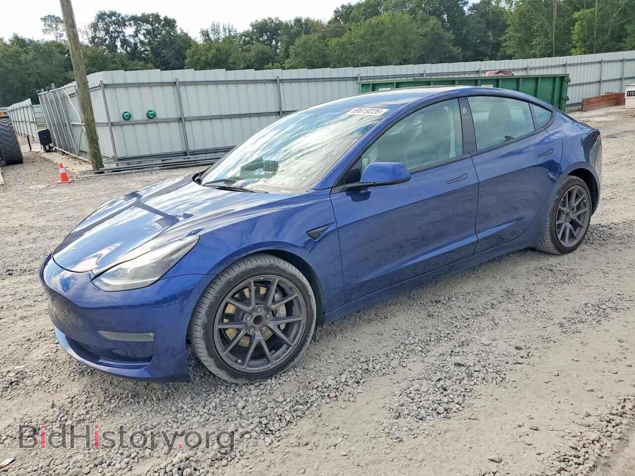 Photo 5YJ3E1EA5NF188108 - TESLA MODEL 3 2022