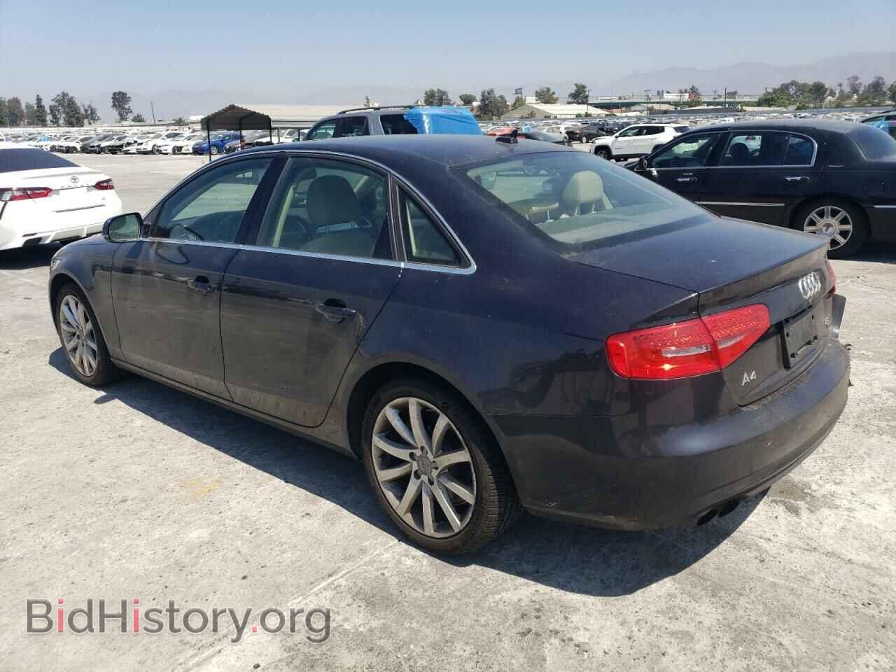 2013 AUDI A4 - VIN: WAUFFAFL2DA127362 - Фото 2