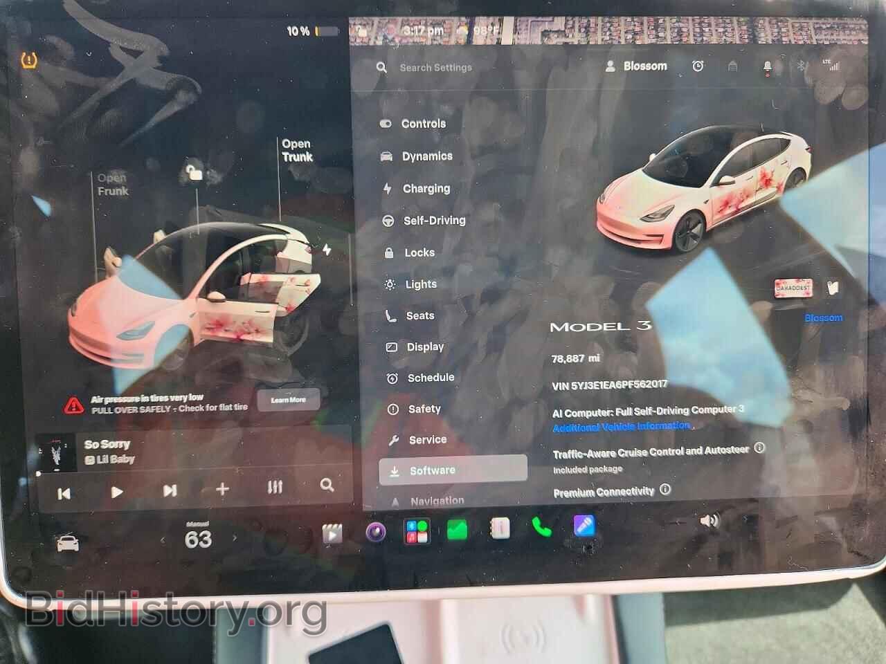 2023 Tesla MODEL 3 (VIN 5YJ3E1EA6PF562017) — фото 9 из 14