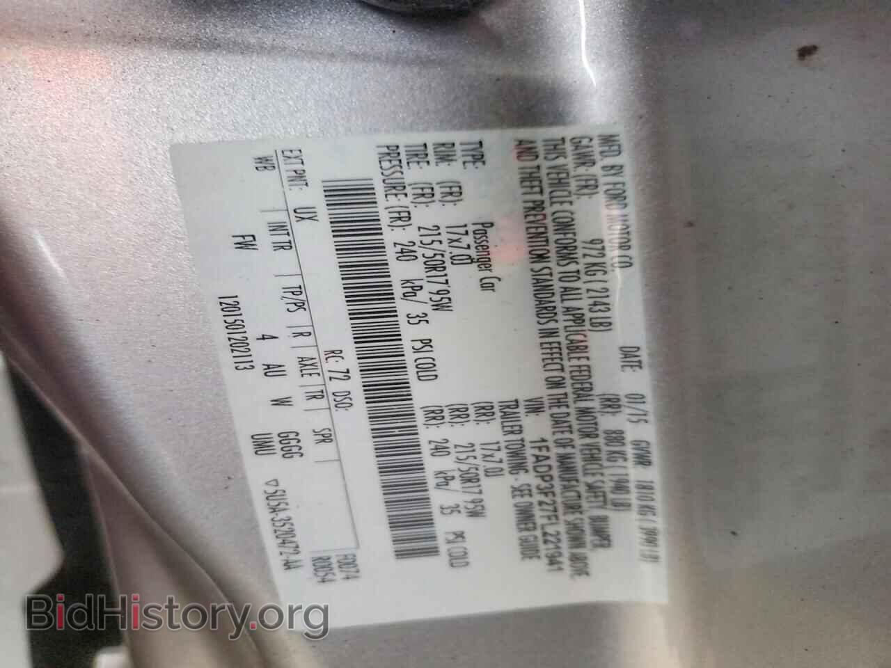 2015 FORD FOCUS - VIN: 1FADP3F27FL221941 - Фото 13