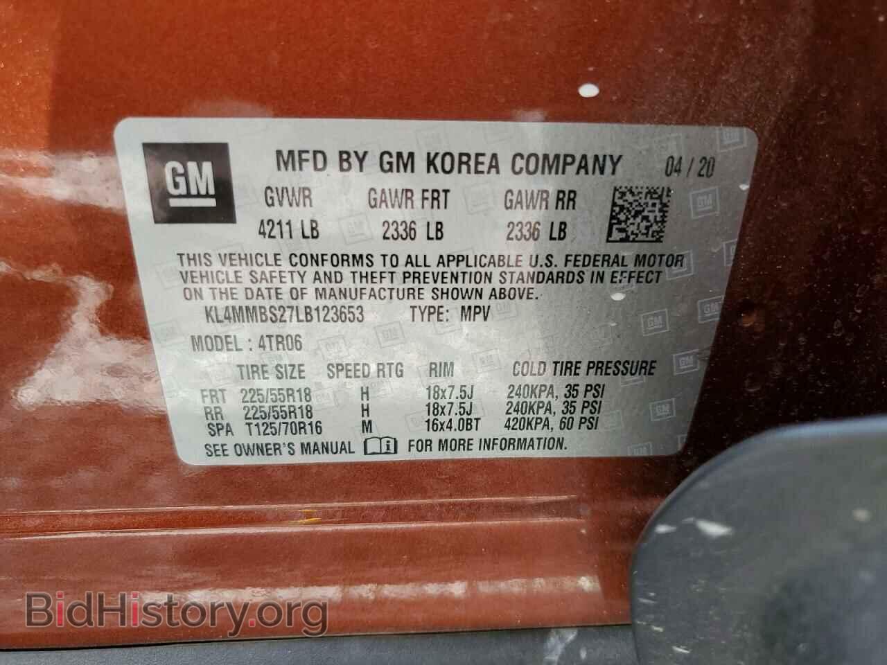 2020 BUICK ENCORE - VIN: KL4MMBS27LB123653 - Photo 13