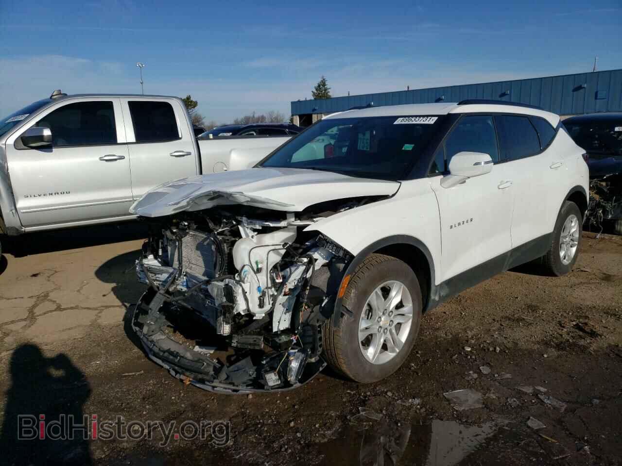 2021 CHEVROLET BLAZER - VIN: 3GNKBCRS6MS539205 - Фото 2