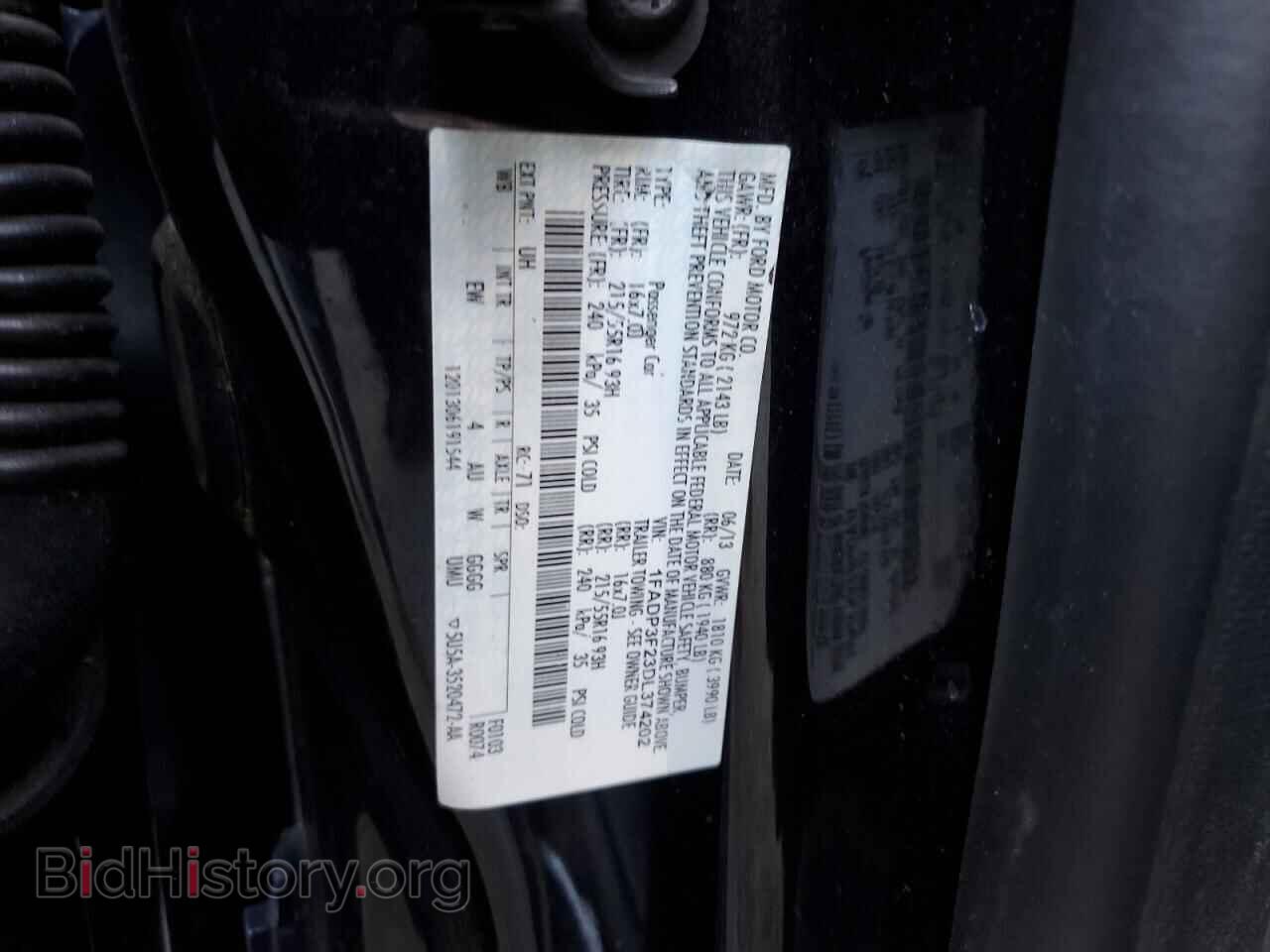 2013 FORD FOCUS - VIN: 1FADP3F23DL374202 - Фото 12