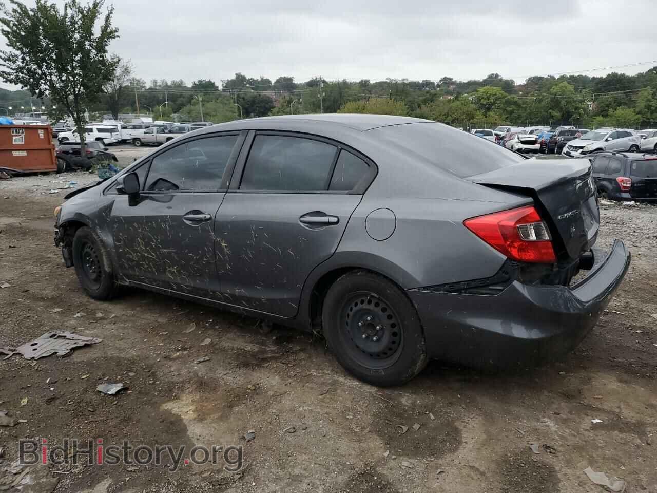 2012 HONDA CIVIC - VIN: 2HGFB2F54CH595424 - Фото 2