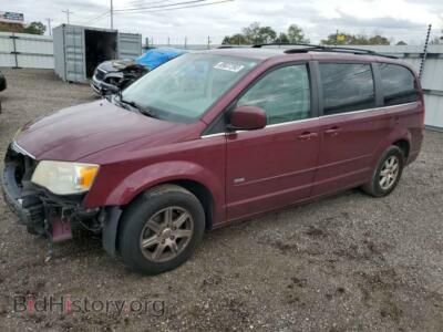 2008 Chrysler MINIVAN Town & COU, бордовый — VIN 2A8HR54P48R762514, Copart